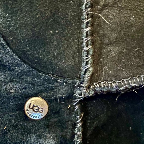 UGG Joslyn Wedge Shearling Suede Tall Boots Size 9 - Picture 7 of 7